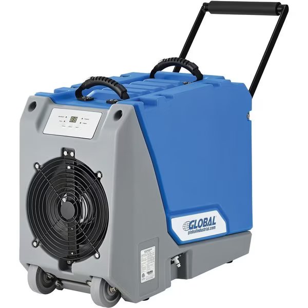 Crawl Space Commercial Dehumidifier With Pump, 90 Pint Output Per Day, Global Industrial, Mfr#: 246707